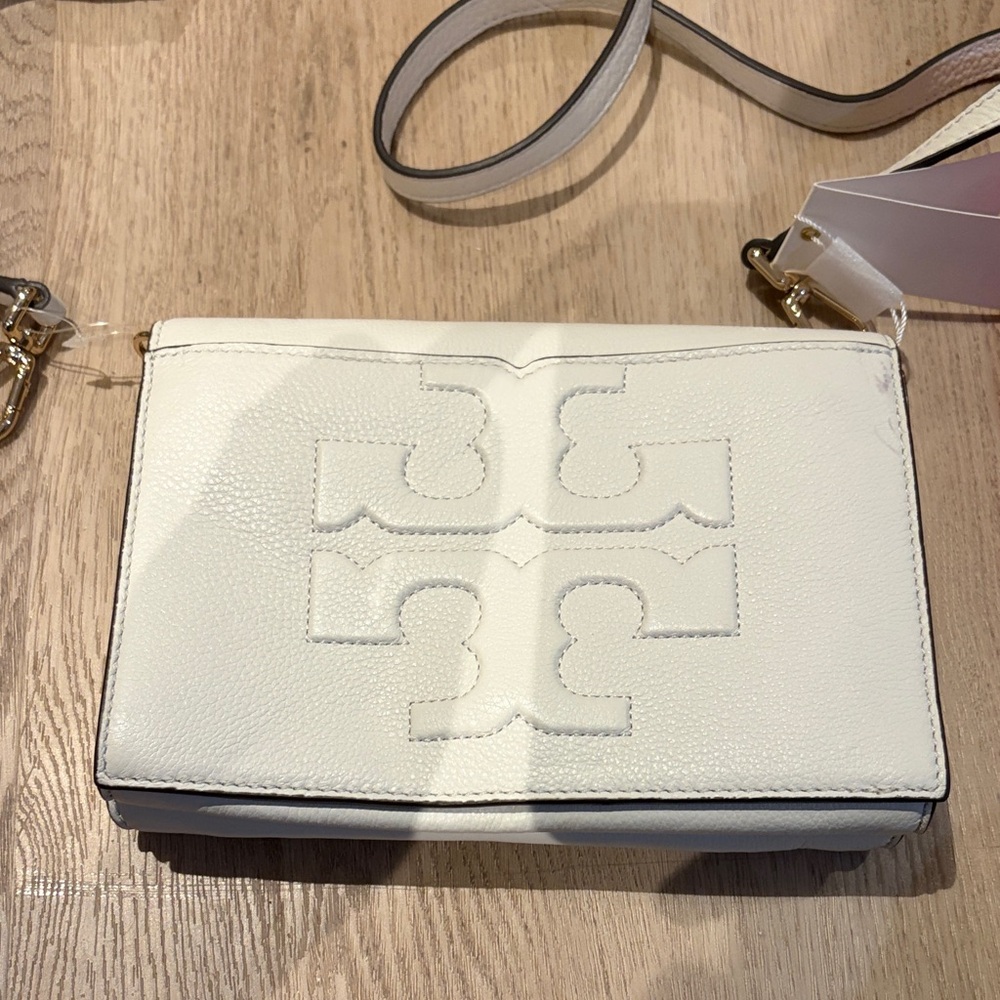 Tory Burch Cream Crossbody Bag
